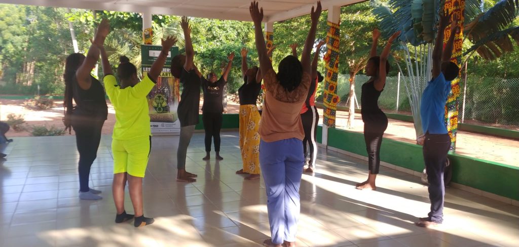 Atelier avec Germaine Sikota